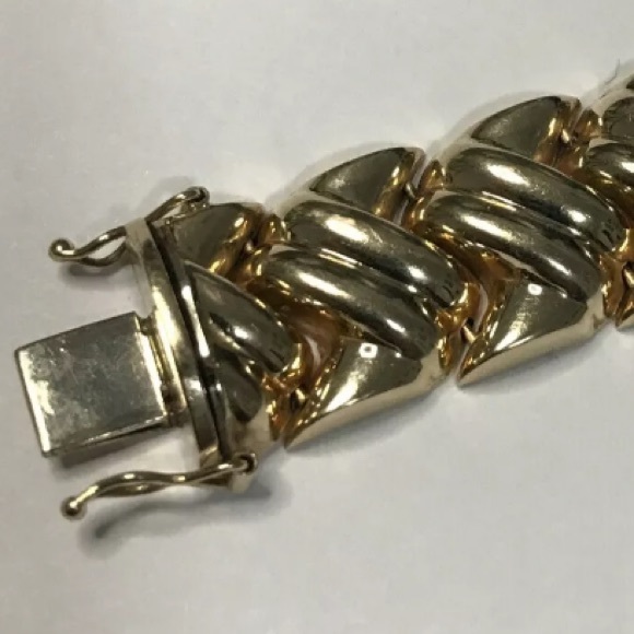 14K fine gold bracelet - Picture 5 of 11